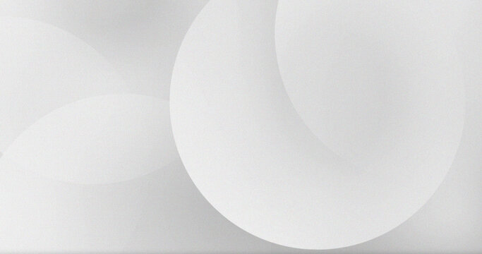 Abstract Gray Background White Circles Design Soft Texture Subtle Gradient Minimalist Modern Elegant Simple Shapes Overlapping Layers Light Shade