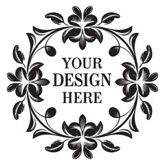 Your Design Here awesome typography t-shirt design
