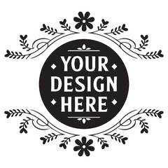 Your Design Here awesome typography t-shirt design