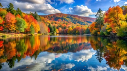 autumn in the mountains