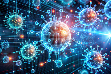 AI Generated Cyber Threat Visualization