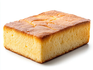 Freshly baked loaf of bread with golden crust and soft, fluffy interior, perfect for sandwiches or toasting. inviting aroma and texture make it delightful addition to any meal