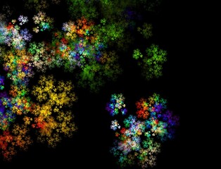 Imaginatory fractal abstract background Image