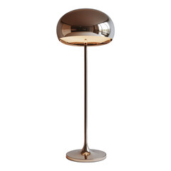 Modern Copper Floor Lamp with Dome Shade