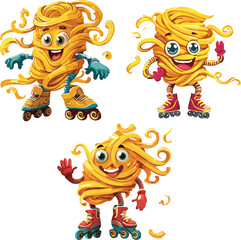 set of funny character