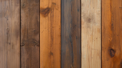 Naklejka premium Antique wood panels with earthy tones create rustic texture