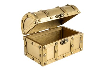 Open Golden Treasure Chest