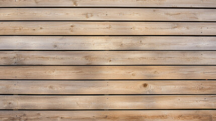 Wooden wall panels with soft patina and deep wood lines create rustic texture