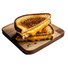 Grilled Cheese Sandwich - Transparent Backgroun