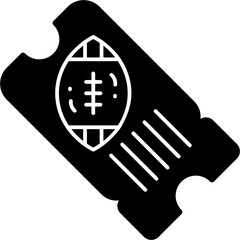 Football Stadium Ticket Icon
