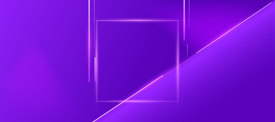 Purple gradient with glowing lines on violet gradient background.