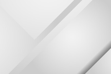 Abstract geometric shapes in light gray and white