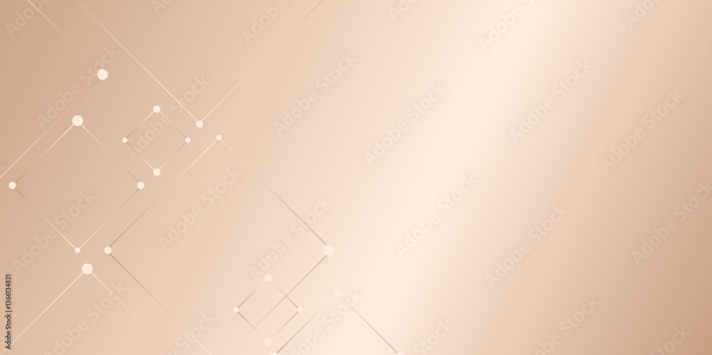 Aufkleber abstract connected lines with dots. global network connection banner design template. header social 