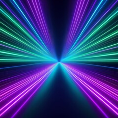laser lines abstract hi-tech banner design. neon technology banner design background