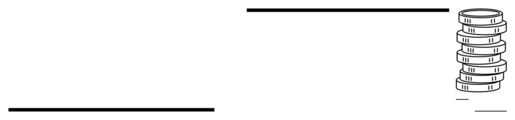 Obraz premium Vertical stack of coins alongside horizontal lines symbolizing stability, wealth, progress, and savings. Ideal for finance, business, wealth management, investments, budgeting growth strategy flat