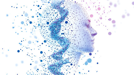 Structure molecule and communication Dna atom