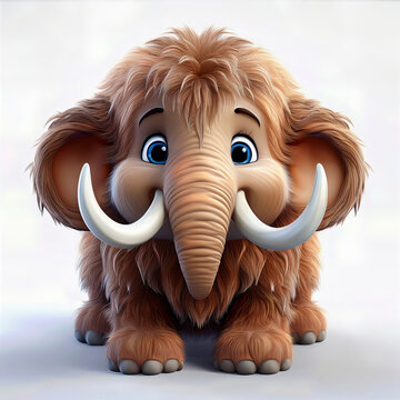 mamut, infantil, elefante, animal, mam&iacute;fero, aislada, cofres, fauna, zoo, abultado, inhospitalario, beb&eacute;, naturaleza