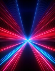 laser lines abstract hi-tech banner design. neon technology banner design background