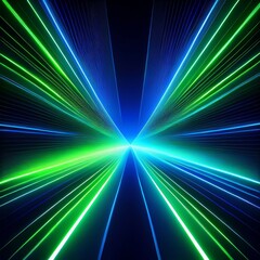 laser lines abstract hi-tech banner design. neon technology banner design background