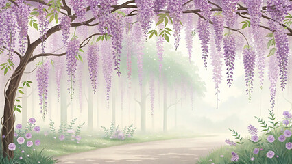 beautiful floral design vector themed