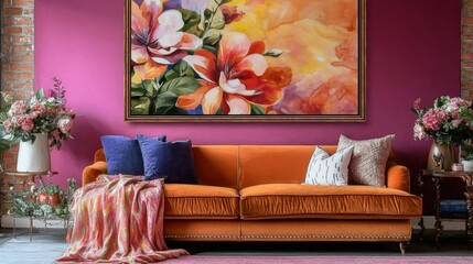 Elegant living room decor home interior furniture arrangement cozy environment stylish viewpoint modern aesthetics