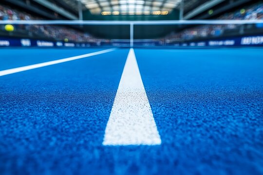 Tennis Court Center Line.