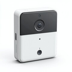 Obraz premium Modern smart home security camera for enhanced surveillance and remote monitoring