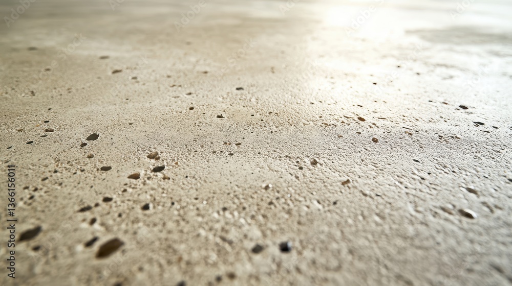 Leinwandbilder close up of beige concrete texture smooth surface with small imperfections material background with 