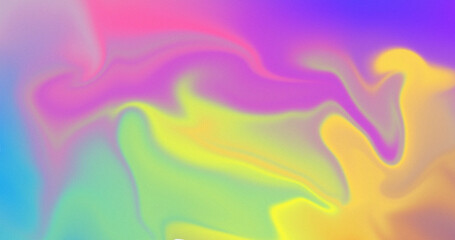 Abstract Pastel Rainbow Swirls Liquid Gradient Background Design Texture