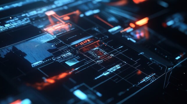 An AI powered video editing software automatically generating edits based on user preferences and content style, Media technology style, photo of