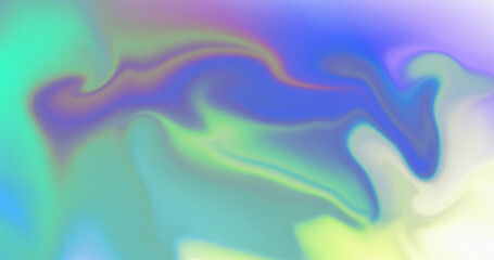 Abstract Holographic Pastel Swirls Fluid Design Background Texture Gradient Iridescent Rainbow Colors