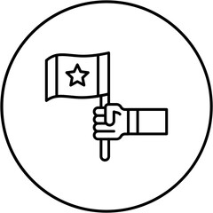 Politic flag Icon