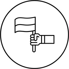 Politic flag Icon