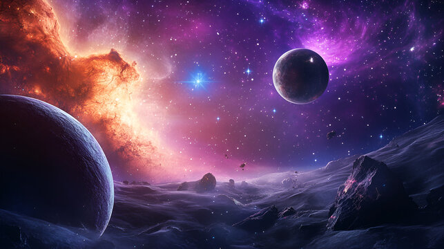 Astronomy concept backdrop