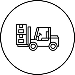Fork truck Icon