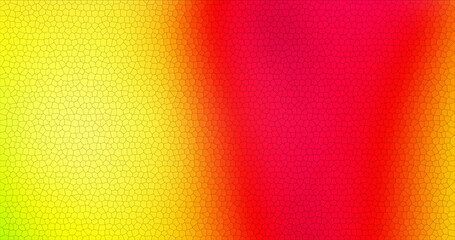 Abstract Colorful Mosaic Pattern Background Texture Design Gradient Yellow Orange Red Hues