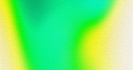 Abstract Green Yellow Gradient Mosaic Tile Pattern Design Background Texture