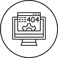 Error 404 Icon