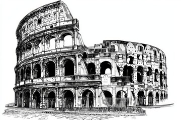 Perfect for travel backgrounds, showcasing Rome's rich history.