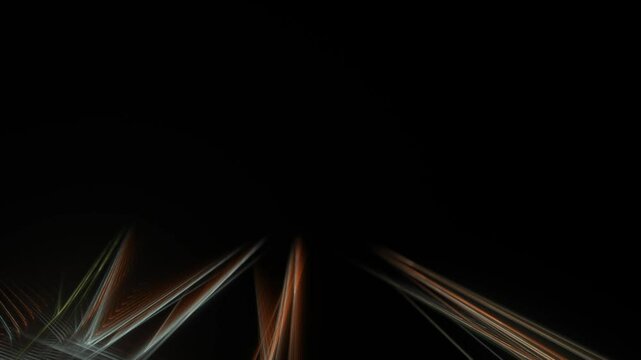 Leuchtende strahlenf&ouml;rmige Linien &ndash; dynamischer Licht- und Energiehintergrund f&uuml;r Technologie, Datentransfer, Sicherheit, modern digital, Netzwerk, Kommunikation, Glasfaser, Internet, braun, gelb