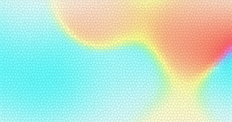 Abstract Pastel Rainbow Mosaic Pattern Colorful Background Texture Design Art