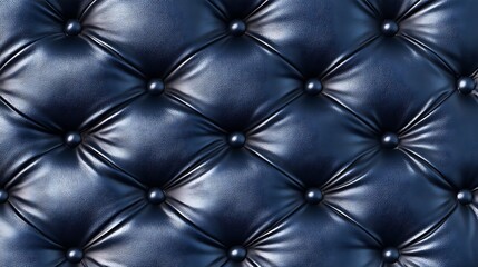 Fototapeta premium Luxurious Cream Leather Upholstery with Button-Tufted Pattern - Closeup Texture Background