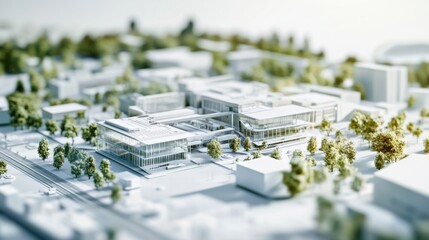 An AI powered system automating 3D architecture visualization by analyzing real time building design and environmental factors, futuristic AI-driven architectural studio, Design technology style