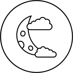 Half moon Icon