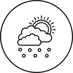 Snowy day Icon