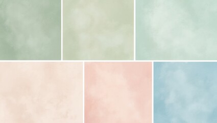 Soft Watercolor Pastel Background Collection