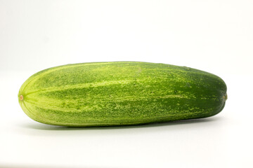 Cucumber in white background, Cucumber with water drop in isolated background