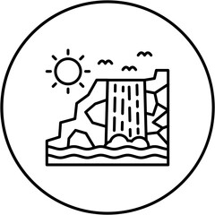 Waterfall Icon