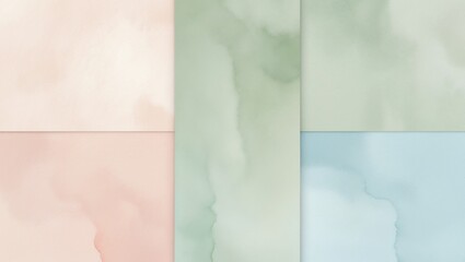 Watercolor Wash Pastel Background Collection