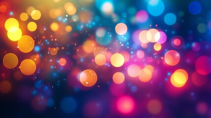 "Abstract led light background with soft focus and vibrant glowing colors – futuristic blurred light rays and digital technology aesthetic